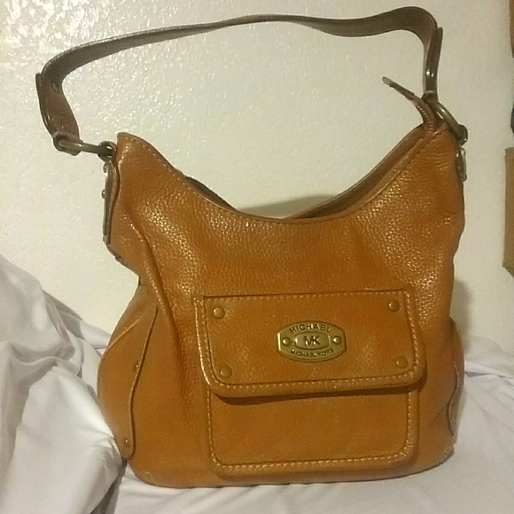 Michael Kors limited edition leather hobo shoulder bag tan / brown - Picture 7 of 9